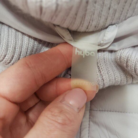 Hyba Lavender Spring Puffer Coat Bomber Jacket Sz XXL Purple - Picture 5 of 9